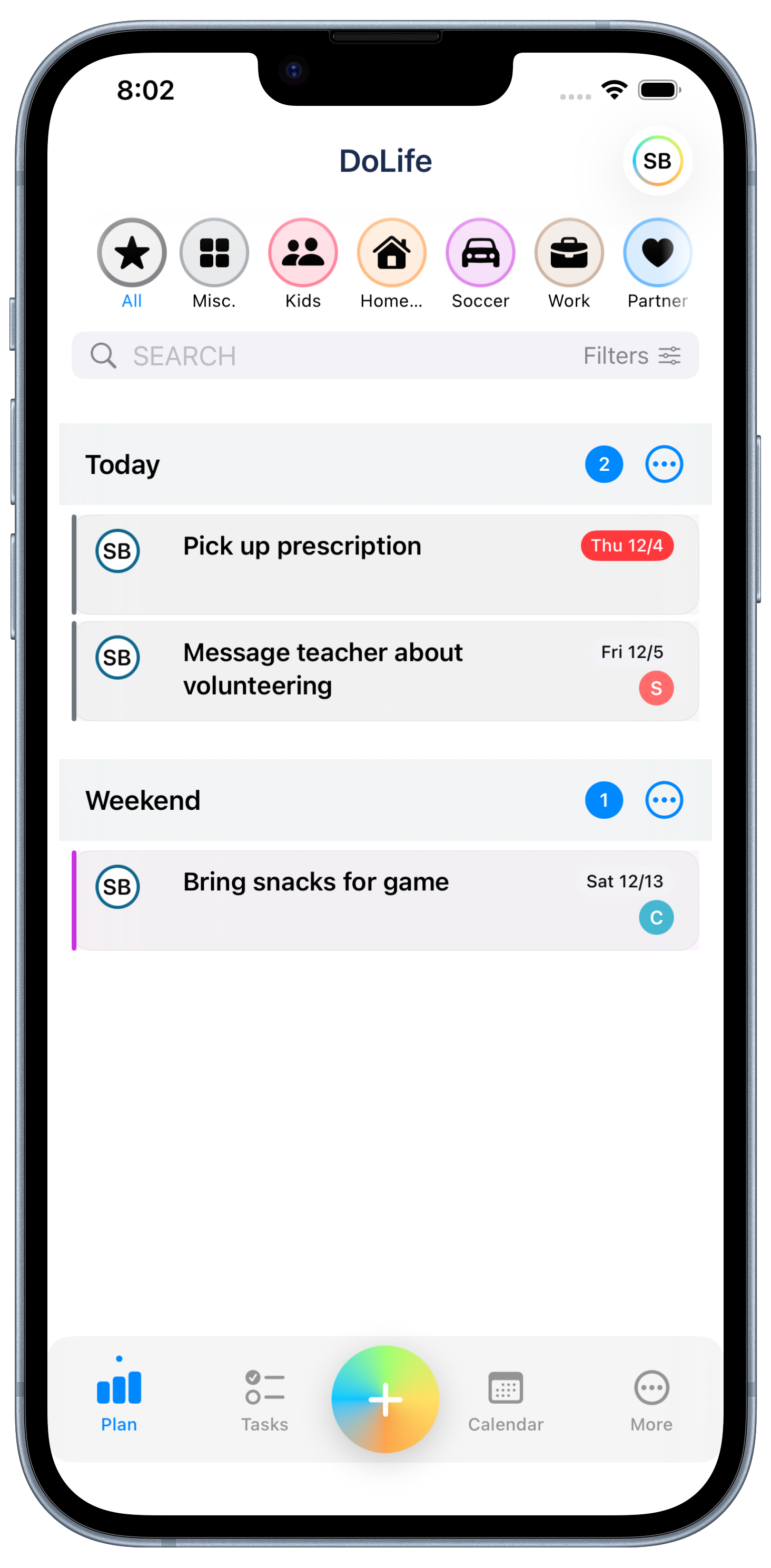 DoLife App - Plan Your Day